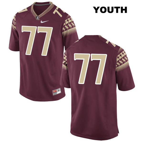 Youth NCAA Nike Florida State Seminoles #77 Christian Armstrong College No Name Red Stitched Authentic Football Jersey NFH1469IR